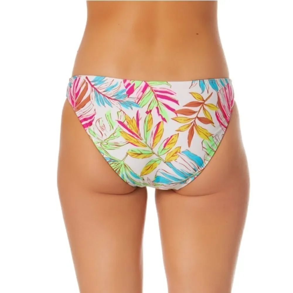 Tropical Print Tricot Bikini Swimsuit Bathing Suit Size M